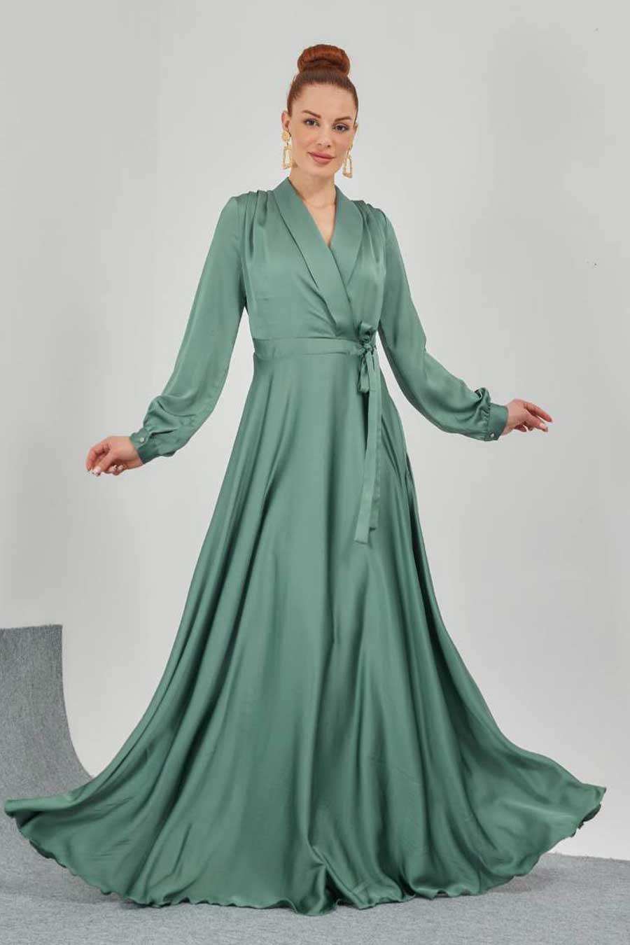 MINT EVENING DRESS  