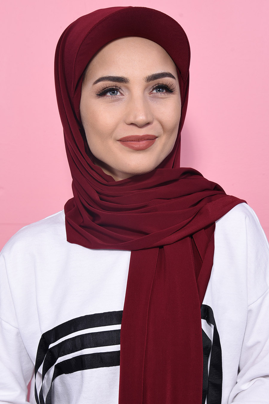 CLARET RED TURBAN HIJAB CLARET RED TURBAN HIJAB