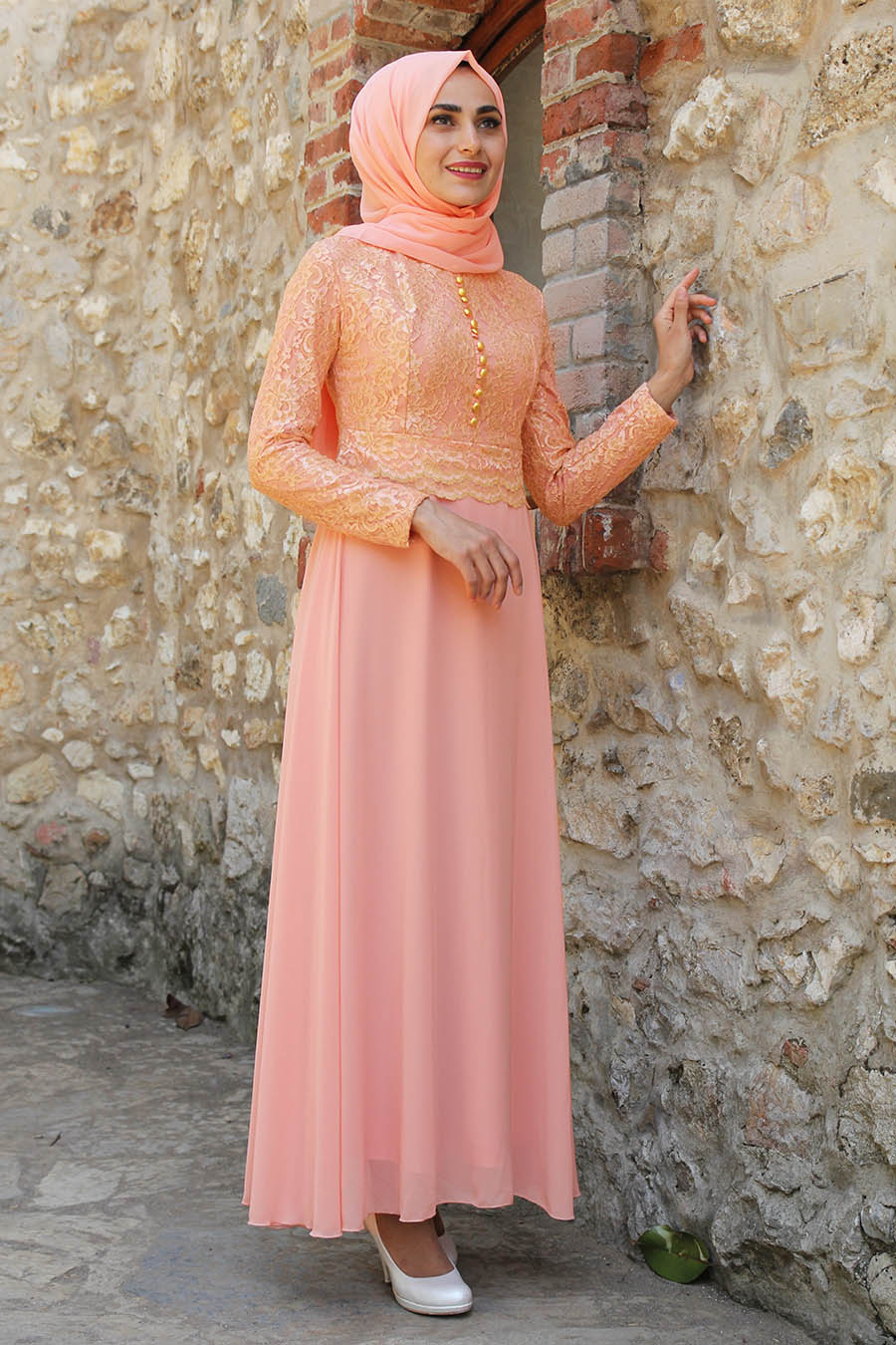 Salmon color dresses online