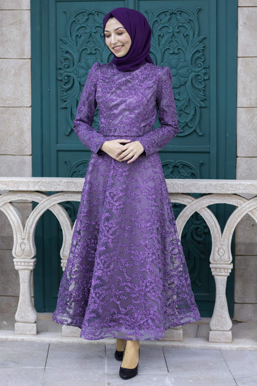 LILA EVENING DRESS  