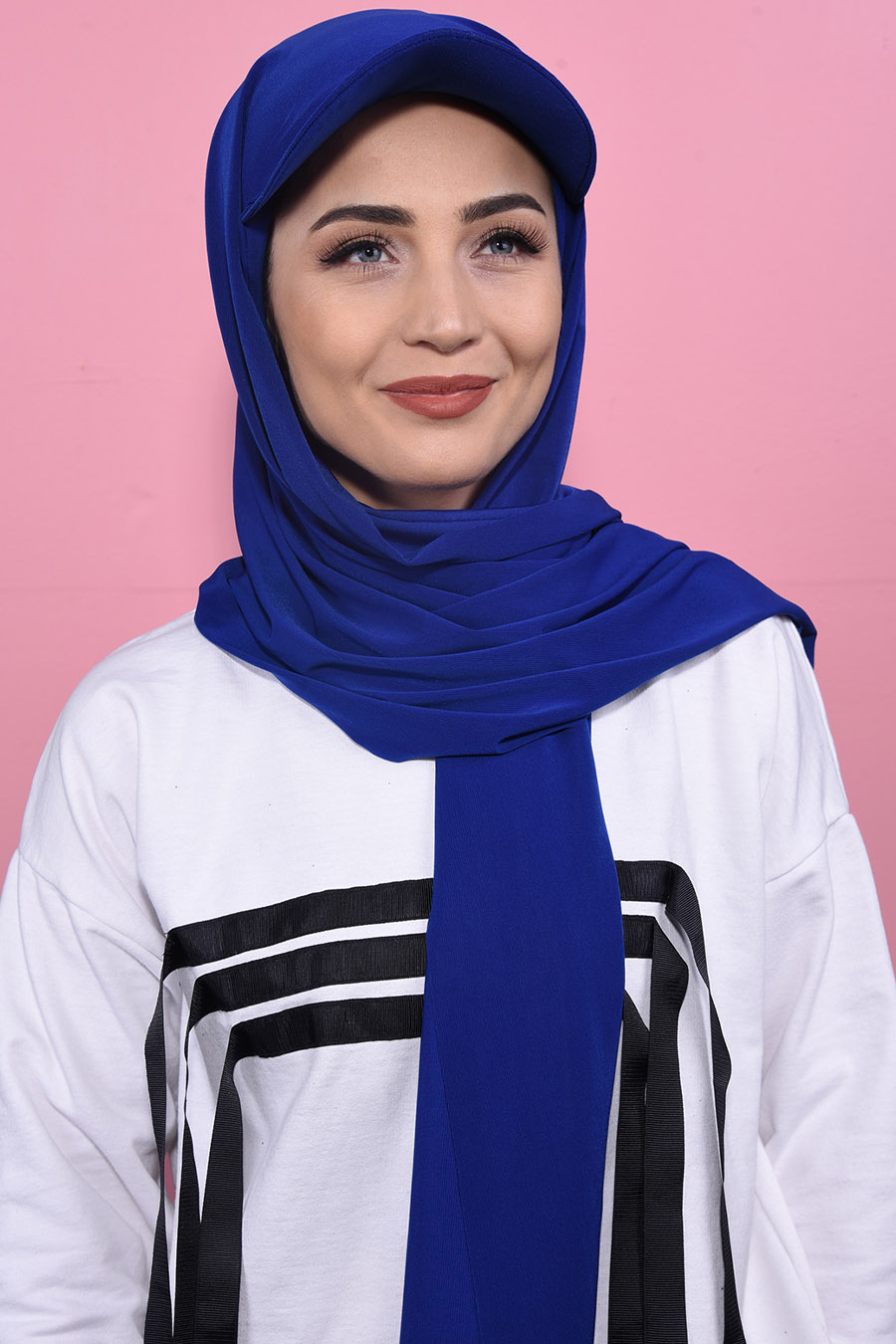 SAX BLUE TURBAN HIJAB