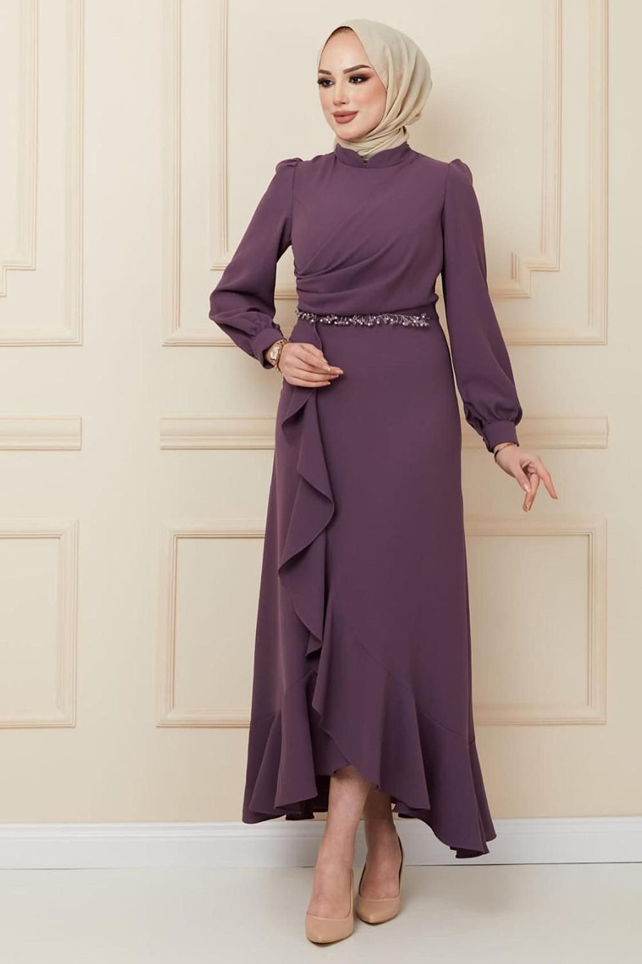LILA EVENING DRESS  