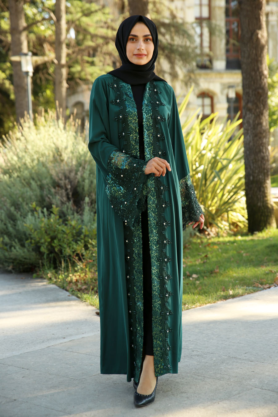 Sparkly abaya hotsell